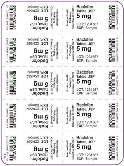 5 mg Baclofen Tablet Blister - 5 mg Baclofen Tablet Blister
